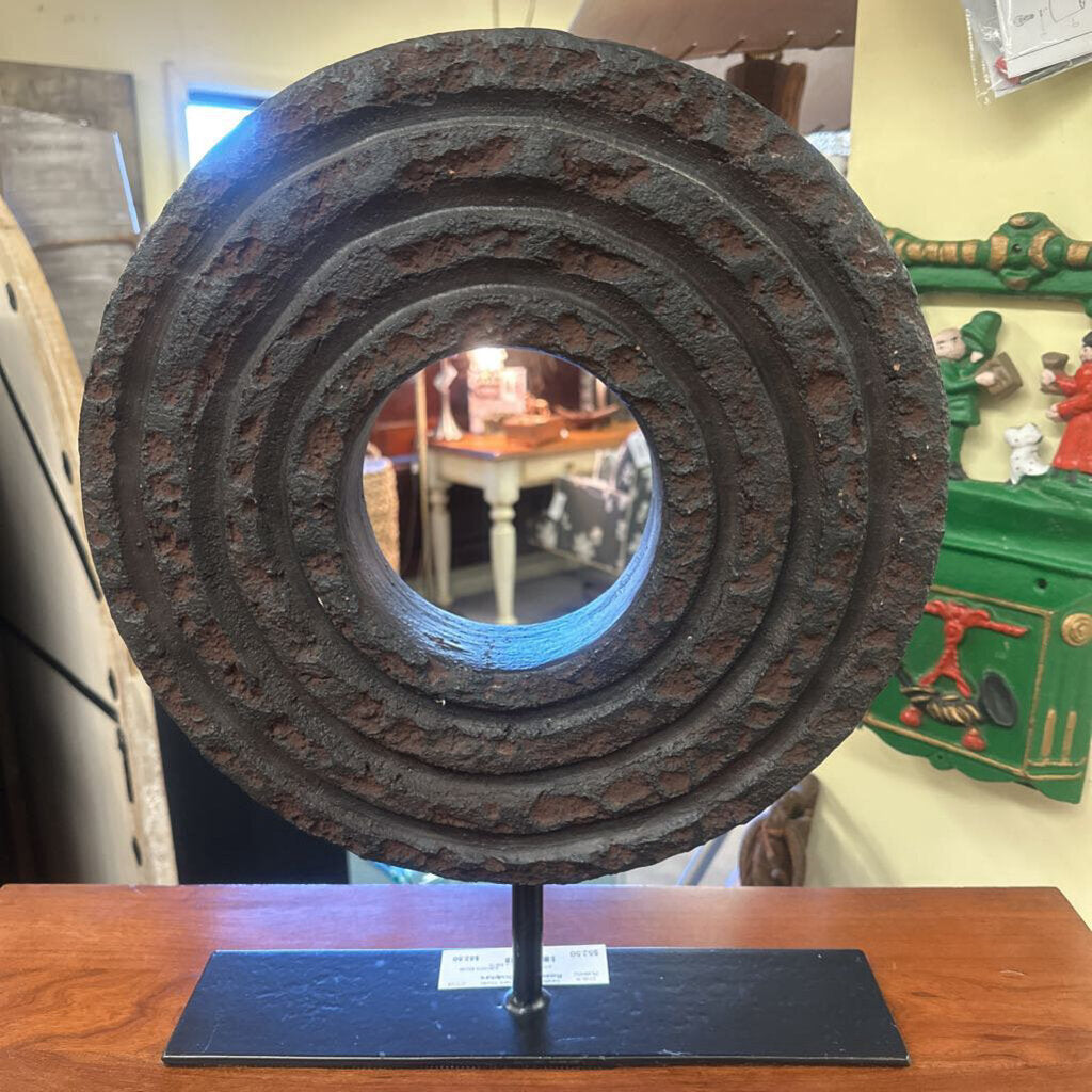 Round Rustic Sculpture